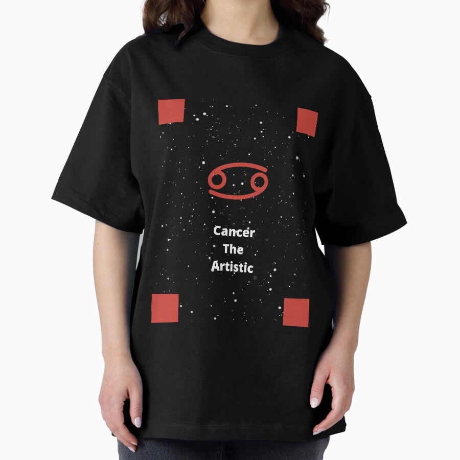 A Zodiac Sign Test - Cancer Oversized T-Shirt