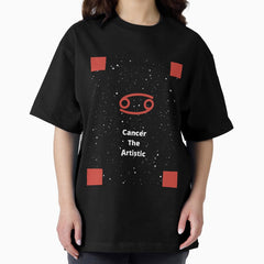A Zodiac Sign Test - Cancer Oversized T-Shirt