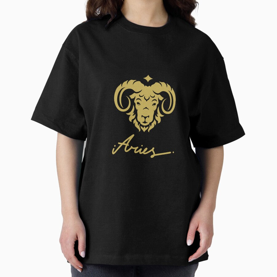 Aries Mythology - The Ram of the Gods Oversized T-Shirt