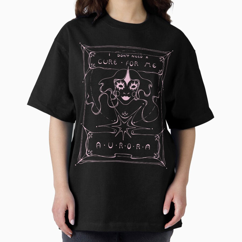 Aurora Aksnes Cure For Me Pink Oversized T Shirt