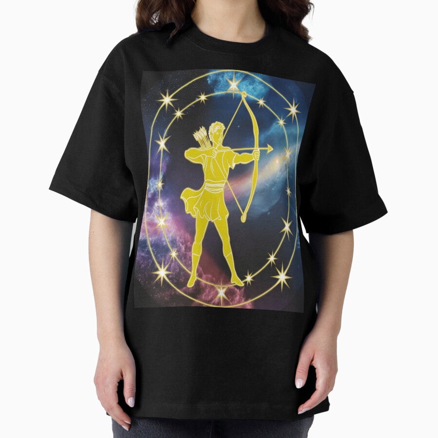 Astrology Zodiac Designs: Sagittarius #6 Oversized T-Shirt