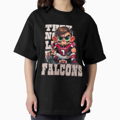 Atlanta Falcons graphic They not like us Oversized T-Shirt