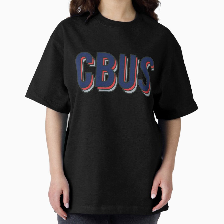 CBUS - Blue Jackets Theme Oversized T-Shirt