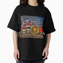 Artistic Russell Steam Traction Engine Oversized T-Shirt