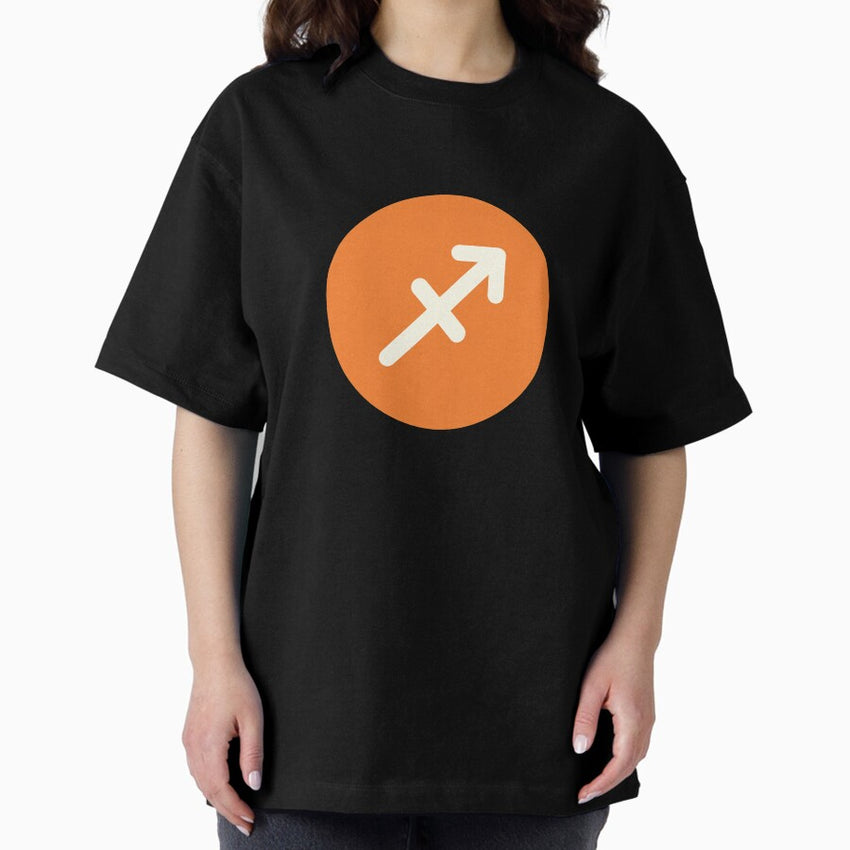Zodiac Sign Test saggitarius Oversized T-Shirt