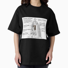Armour of God Christian Most Popular Verse for protection Oversized T-Shirt