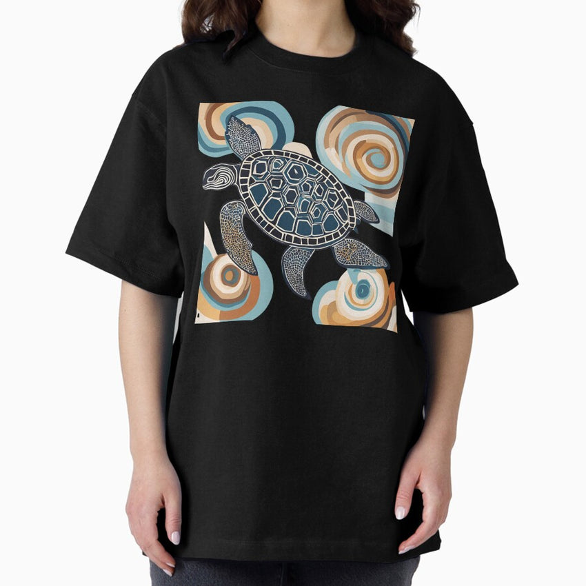 Australian Turtle Trek Oversized T Shirt