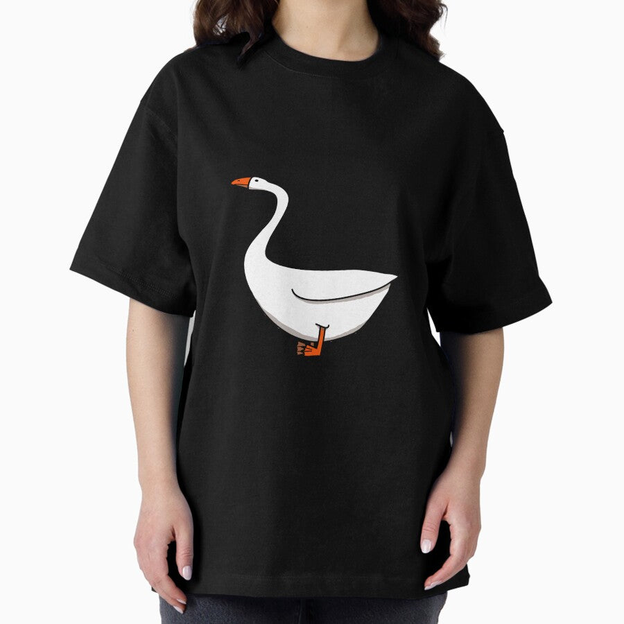 Not A Geese Goose Goose Oversized T Shirt
