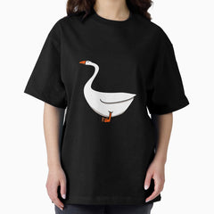 Not A Geese Goose Goose Oversized T Shirt