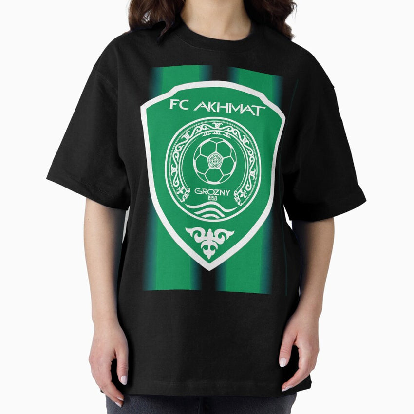 Akhmat Grozny Russia football soccer sport fans ultras hooligans Oversized T-Shirt