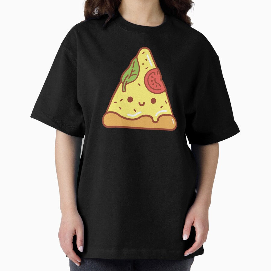 Love triangle pizza Oversized T-Shirt