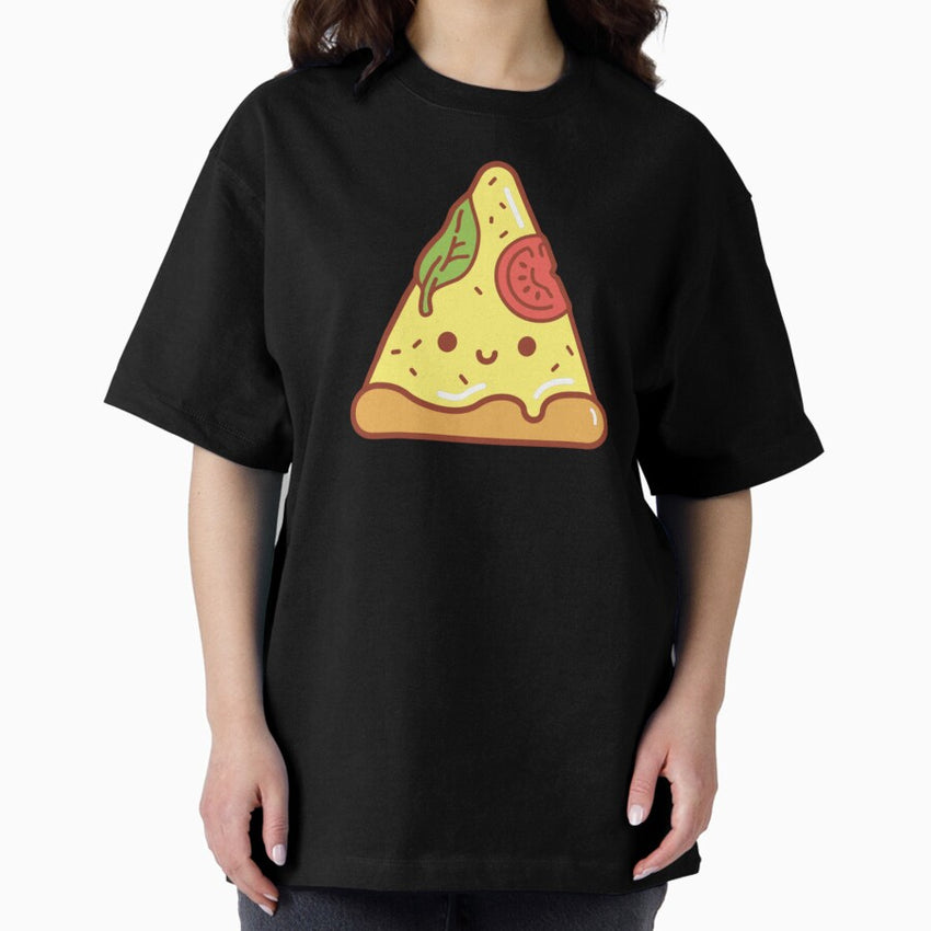 Love triangle pizza Oversized T-Shirt