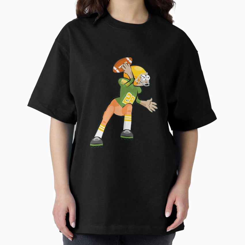 American Football Cartoon Style 30/41 Oversized T-Shirt