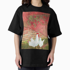 Another Bunch Of Backyard Chickens Oversized T Shirt