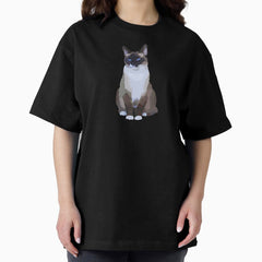 Snowshoe Cat Oversized T-Shirt
