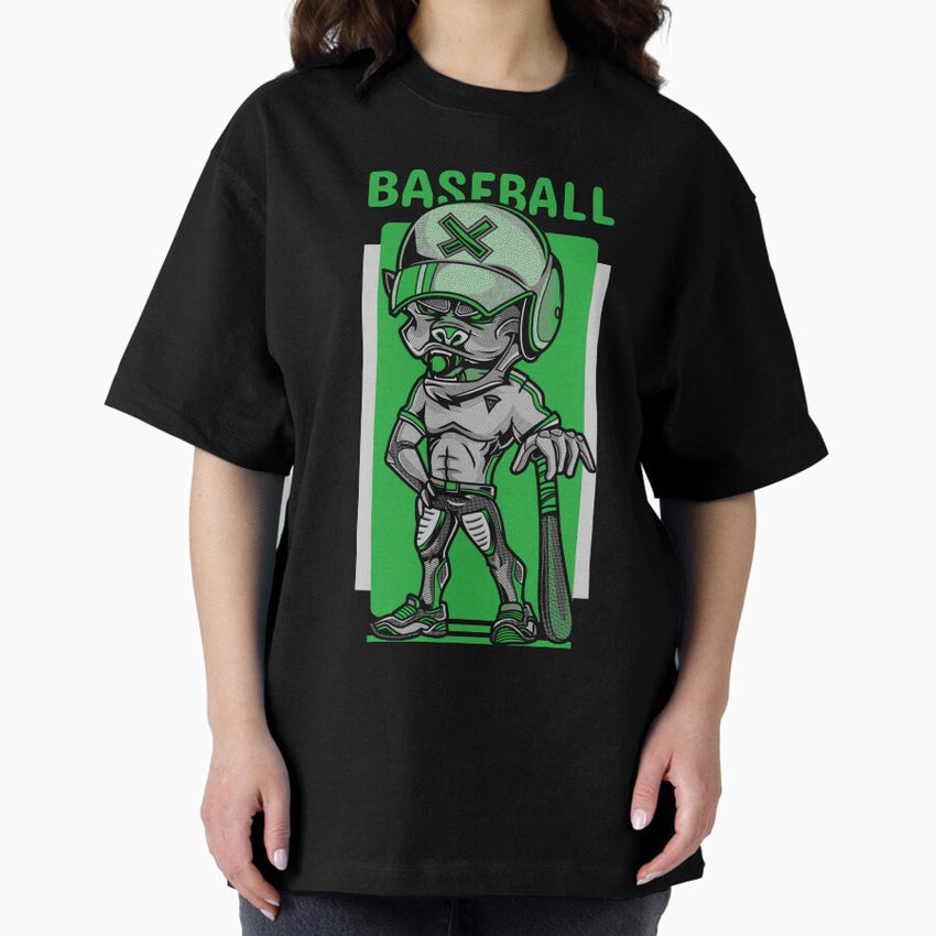 Baseball / Baseball Player / Baseball Fan / Baseball Lover / Urban Streetwear Oversized T-Shirt