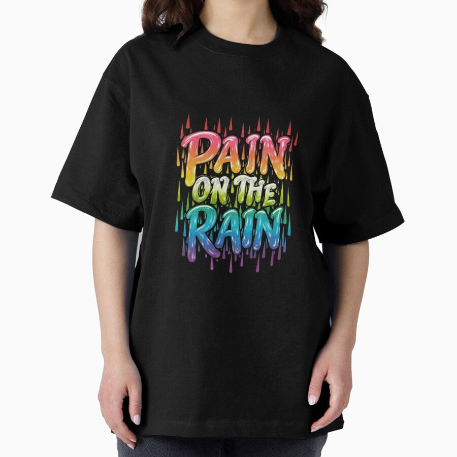 Amalgamation Pain On The Rain Oversized T Shirt