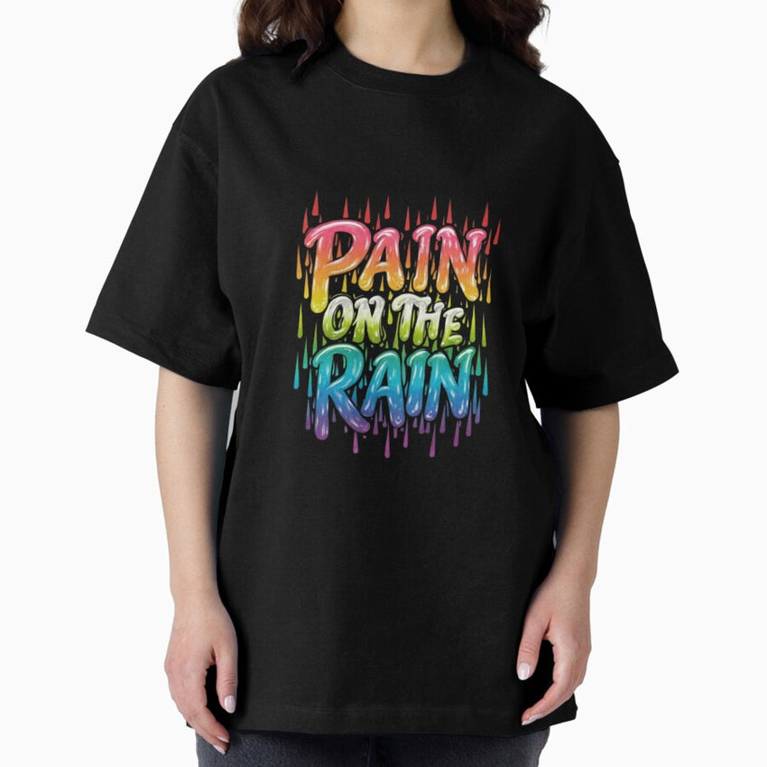 Amalgamation Pain On The Rain Oversized T Shirt