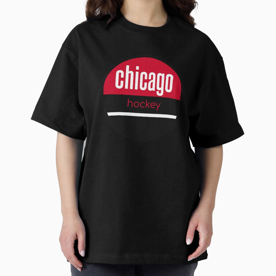 Chicago hockey Oversized T-Shirt