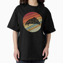 Retro Vinatge Style Food Lover Pizza Oversized T-Shirt