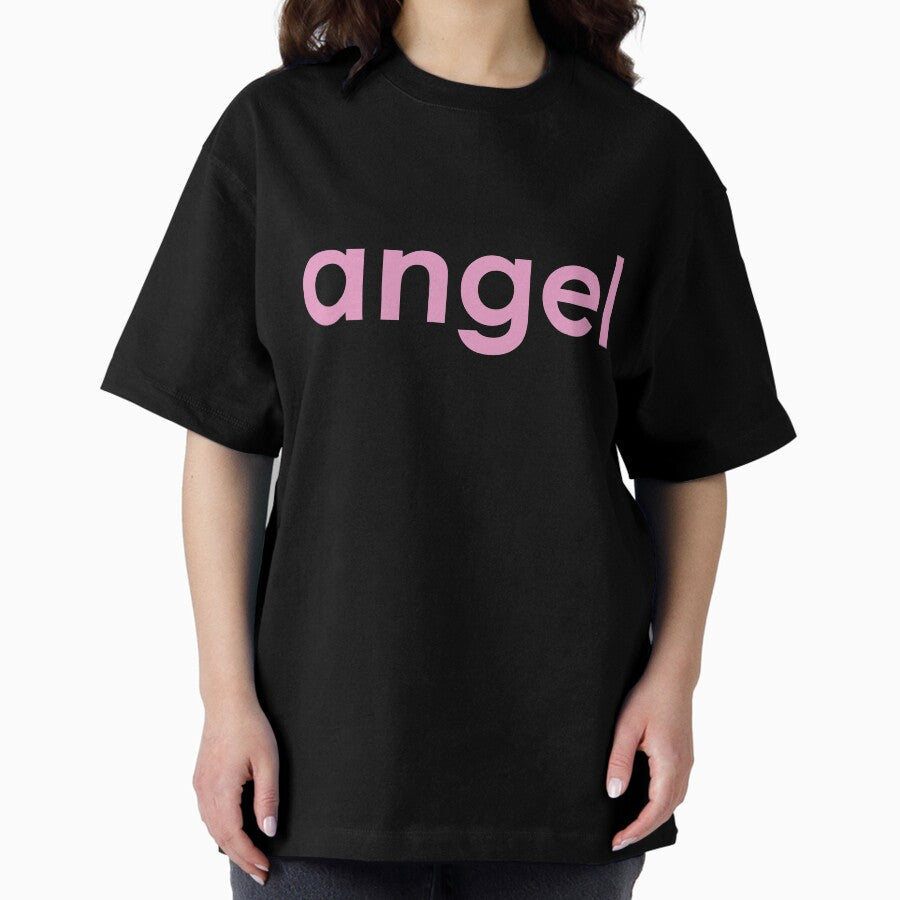 Angle Pink Oversized T Shirt