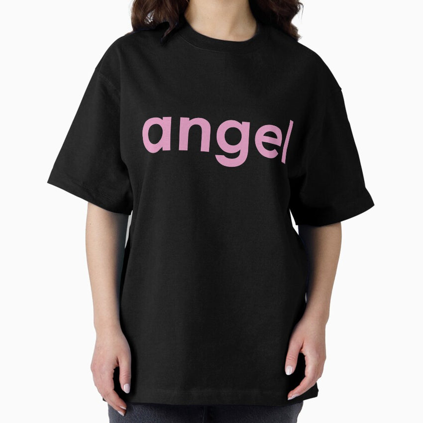 Angle Pink Oversized T Shirt