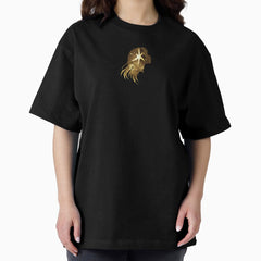 Virgo The Maiden Characteristics - Black Writing Oversized T-Shirt