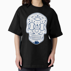 Los Angeles Baseball Sugar Skull Oversized T-Shirt