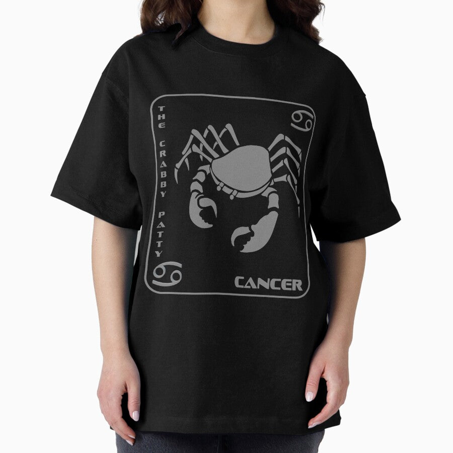 Cancer Playing Card Oversized T-Shirt