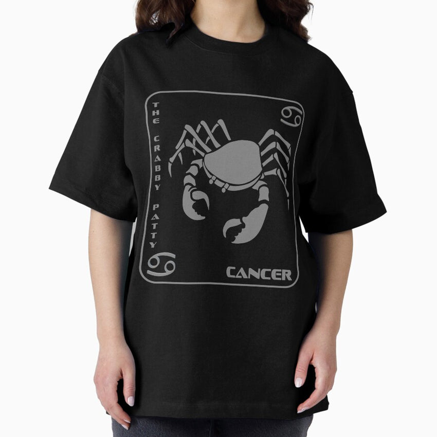 Cancer Playing Card Oversized T-Shirt