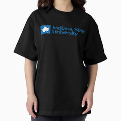Indiana State University T Shirts And Stickers Oversized T Shirt