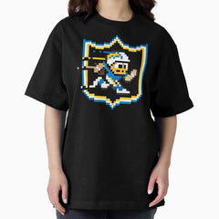 8 Bit Lac Football Oversized T Shirt