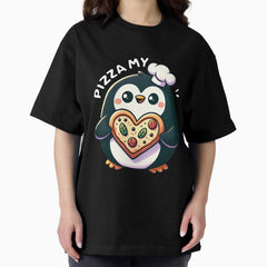 Pizza My Heart - Cheesy Love Oversized T-Shirt