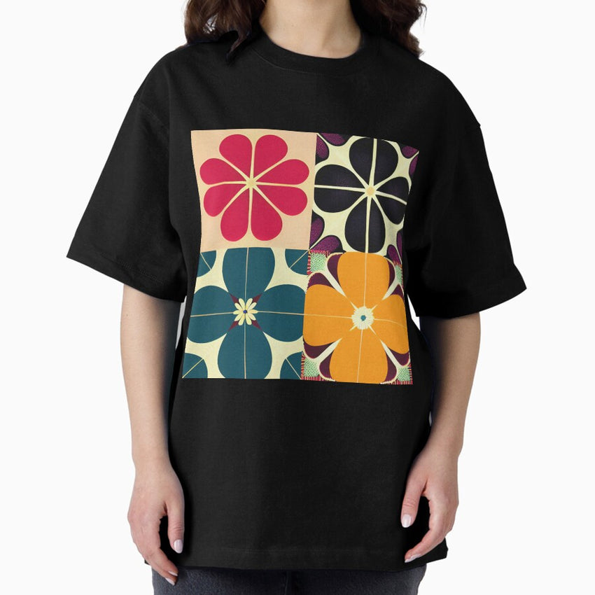 MCM 2 floral Oversized T-Shirt