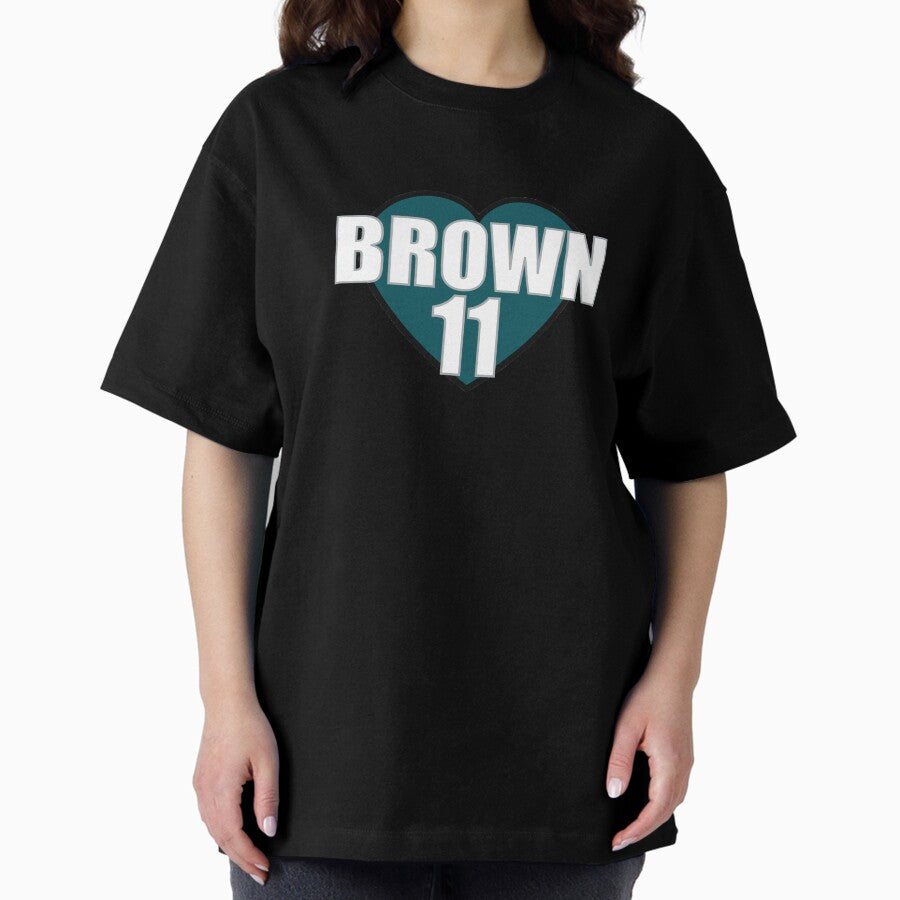 A.J. Brown Heart Oversized T-Shirt
