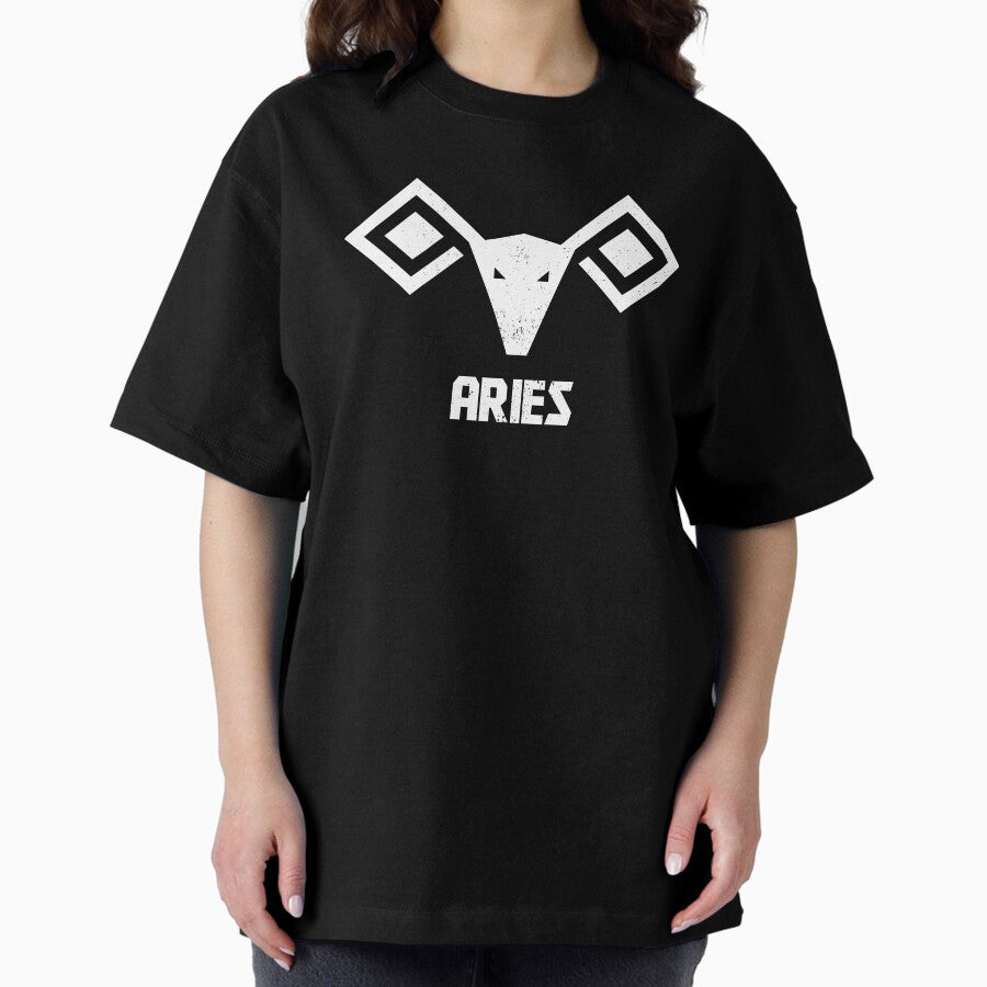 Aries Sign Oversized T Shirt