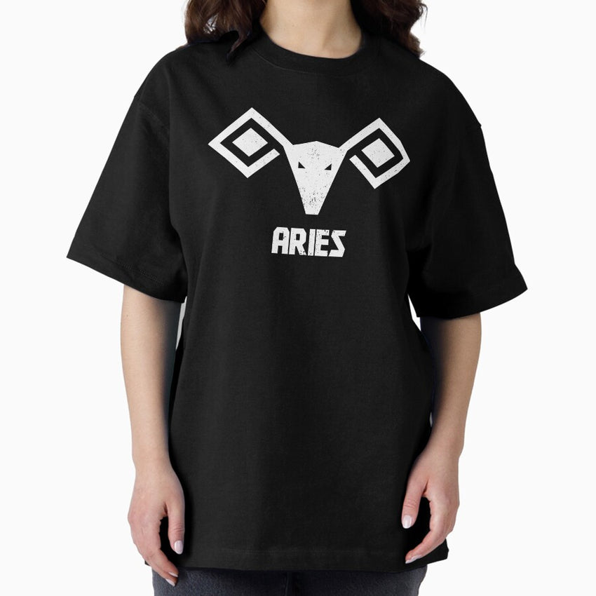 Aries Sign Oversized T Shirt