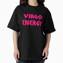 VIRGO ENERGY STICKER, Zodiac Sign Stickers Oversized T-Shirt