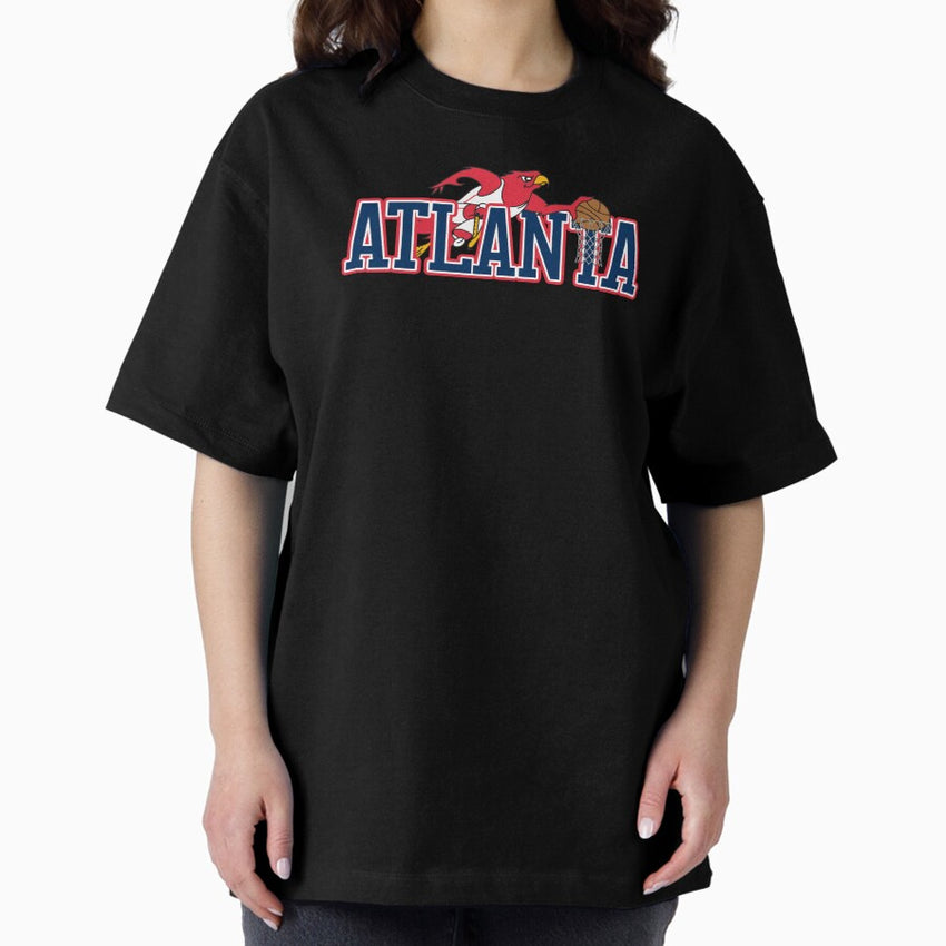 Atlanta Hawks Basketball Oversized T-Shirt