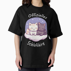 Official sleep shirt, cats Oversized T-Shirt