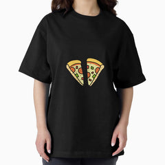 pizza is love. pizza is life. Oversized T-Shirt