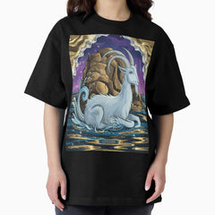 Astrology Zodiac Designs Capricorn 3 Oversized T Shirt