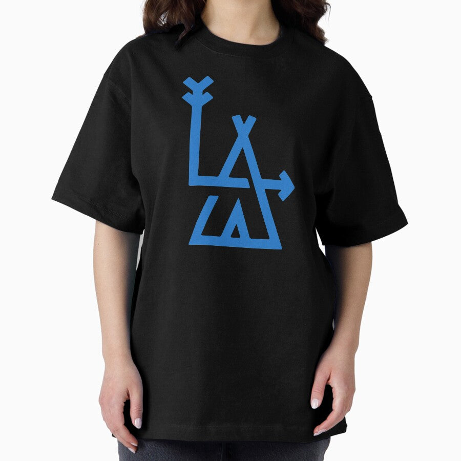 LA - Los Angeles - hipster design Oversized T-Shirt