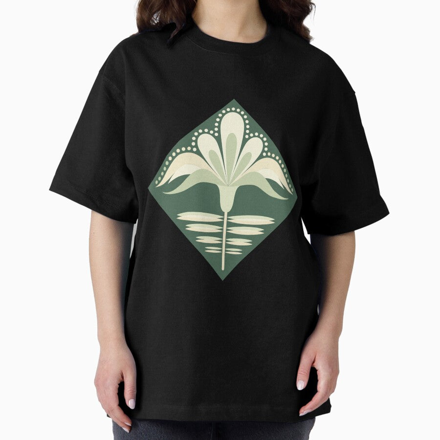 Retro Spring Bloom Series - CP22102d Oversized T-Shirt