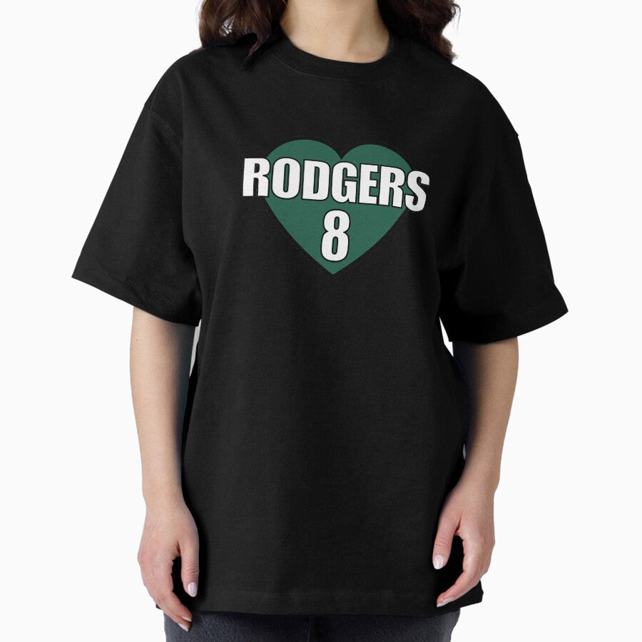 Aaron Rodgers Heart Oversized T Shirt