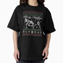 American Football Christmas Graphic | Xmas Gift Oversized T-Shirt