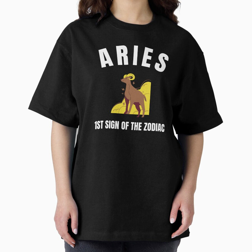Aries 1st sign of the zodiac Oversized T-Shirt