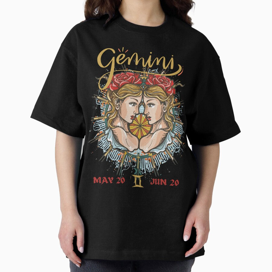 Perfect Gift For a Gemini Oversized T-Shirt