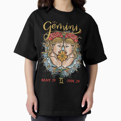 Perfect Gift For a Gemini Oversized T-Shirt