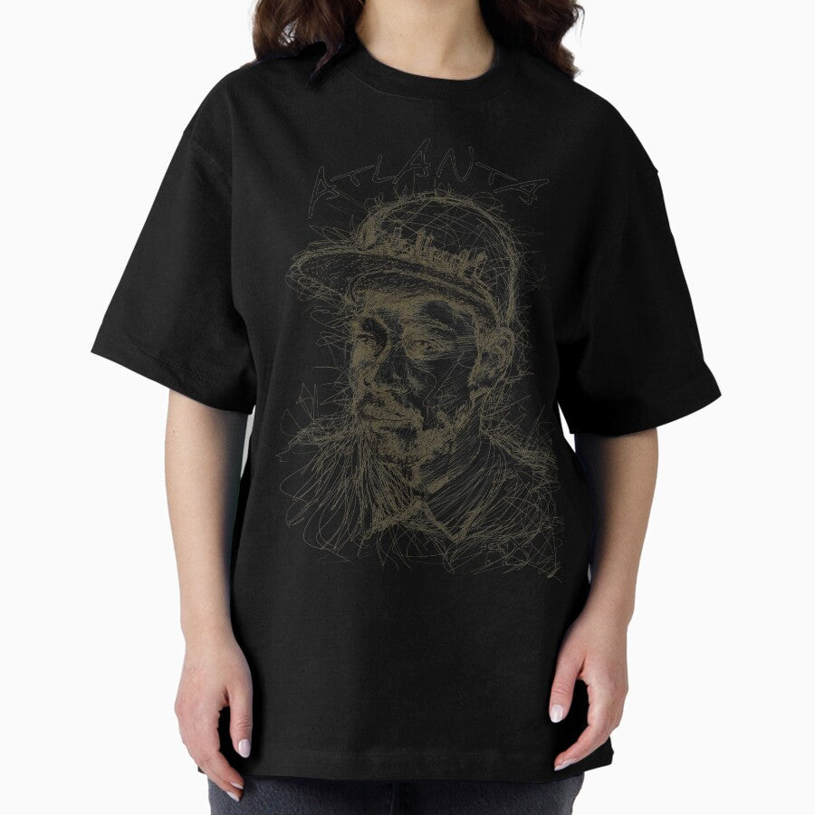 Atlanta Darius Sketch Oversized T-Shirt